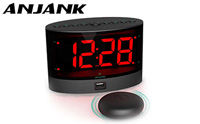 ANJANK Extra Loud Alarm Clock with Wireless Bed Shaker product image small