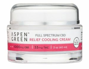 Aspen Green Relief Full Spectrum CBD Cooling Cream