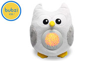 Bubzi Co Baby Toys Owl White Noise Sound Machine, Toddler Sleep Aid Night Light product image small