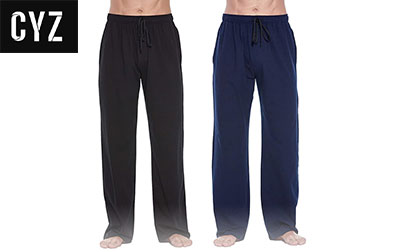 CYZ Comfortable Jersey Cotton Knit Pajama Lounge Sleep Pants product image small