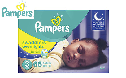 Pampers Swaddlers Overnights Disposable Baby Diapers product image