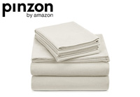 Pinzon Signature Cotton Heavyweight Velvet Flannel Sheet Set product image small