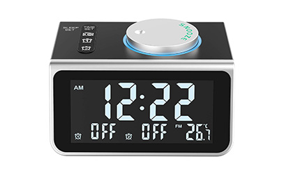 product image LATME-Alarm-Clock-Radio-for-Heavy-Sleepers W Dual Alarms