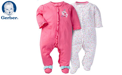 product image of gerber baby pajamas